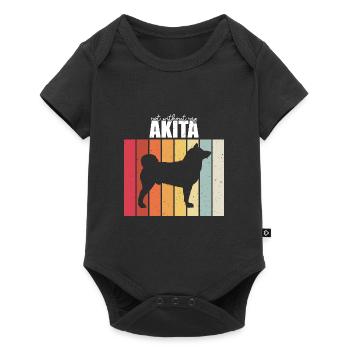 Akita - Body à manches courtes Premium Bébé - noir - Devant