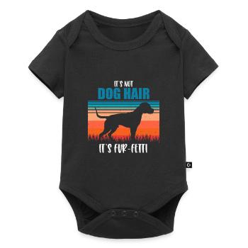American Pit Bull Terrier - Baby Premium Kurzarmbody - Schwarz - Vorne