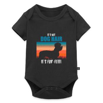 Dandie Dinmont Terrier - Baby Premium short-sleeve bodysuit - black - Front