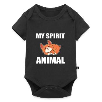 Corgi - Body à manches courtes Premium Bébé - noir - Devant