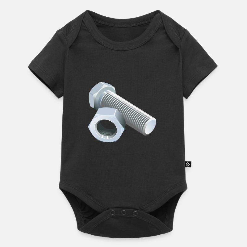 vis - Body à manches courtes Premium Bébé - noir