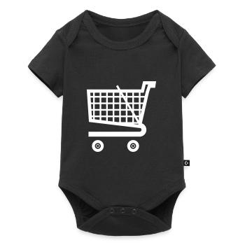 chariot - Body à manches courtes Premium Bébé - noir - Devant