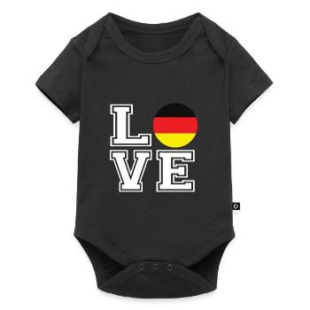 Love Germany / Love Germany Country Countries - Baby Premium short-sleeve bodysuit - black - Front
