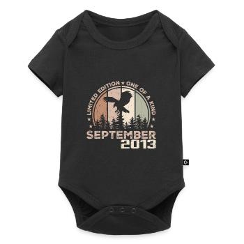 Incomparable since September 2013 11 Anniversary - Baby Premium short-sleeve bodysuit - black - Front