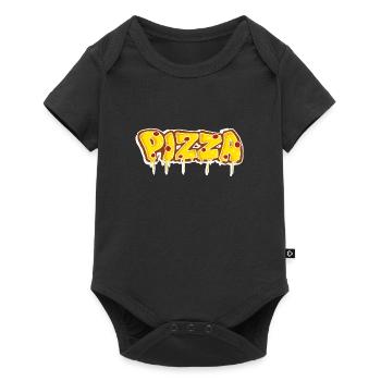 J'aime la pizza - Body à manches courtes Premium Bébé - noir - Devant