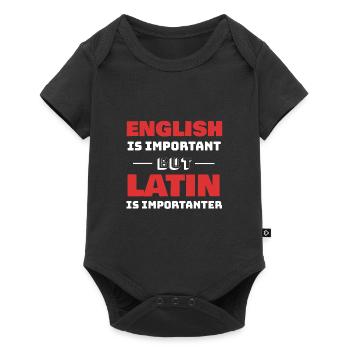 Latin teacher gift idea teaching school language - Baby Premium short-sleeve bodysuit - black - Front