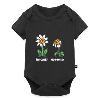 Life of a daisy Mon-Daisy Fri-Daisy - Baby Premium short-sleeve bodysuit - black - Front