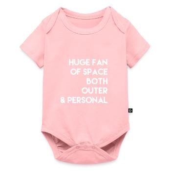 Fan of space gift idea white - Baby Premium short-sleeve bodysuit - rose - Front
