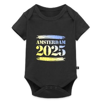 Amsterdam 2025 - Baby Premium short-sleeve bodysuit - black - Front