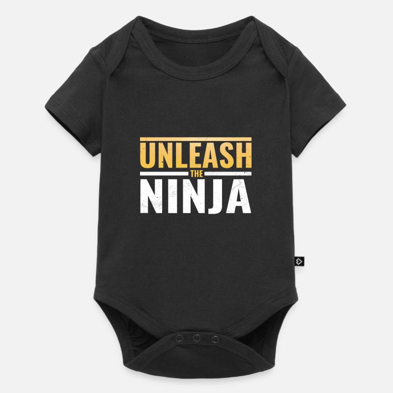 Ninja Warrior - Unleash the Ninja - Baby Premium short-sleeve bodysuit - black