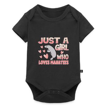 Manati Manatee - Baby Premium short-sleeve bodysuit - black - Front