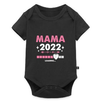 Mama 2022 Laden Mutter Muttertag Werdende Mama Loa - Baby Premium Kurzarmbody - Schwarz - Vorne