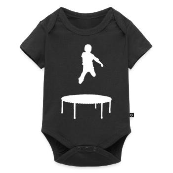 trampoline - Baby Premium short-sleeve bodysuit - black - Front