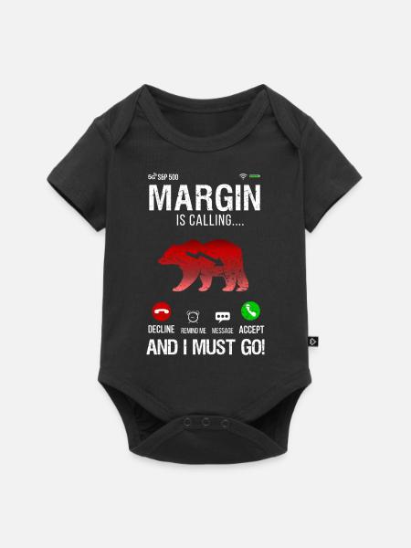 Marża dzwonię i muszę iść - śmieszne akcje - Baby Premium kortärmad bodysuit - svart