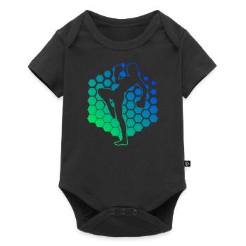 Kickboxing Kickboxing Kickboxer Kickboxer Men - Baby Premium short-sleeve bodysuit - black - Front
