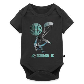 Kiter SEND IT - Baby Premium short-sleeve bodysuit - black - Front