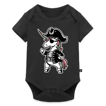Unicorn Unicorns Mythical Creatures Mystical - Baby Premium short-sleeve bodysuit - black - Front