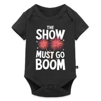 Pyrotechniker Feuerwerk Pyrotechnik - Baby Premium Kurzarmbody - Schwarz - Vorne