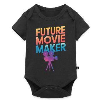 Filmmaker Film Director Cinematographer Film - Baby Premium short-sleeve bodysuit - black - Front
