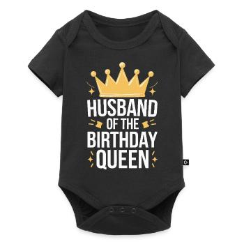 Husband, Spouse, Family, Wedding - Baby Premium short-sleeve bodysuit - black - Front
