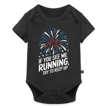 Pyrotechniker Feuerwerk Pyrotechnik - Baby Premium Kurzarmbody - Schwarz - Vorne