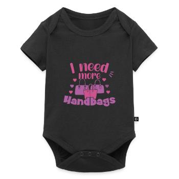I need more Handbags / Handbag Shopping - Baby Premium short-sleeve bodysuit - black - Front