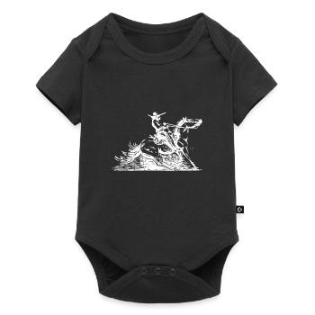 Cheval Rodeo Western - Body à manches courtes Premium Bébé - noir - Devant