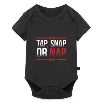 MMA Jiu-Jitsu Fight Tap Appuyez sur cadeau de sieste - Body à manches courtes Premium Bébé - noir - Devant
