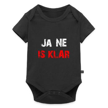 Ja ne is klar - Baby Premium Kurzarmbody - Schwarz - Vorne