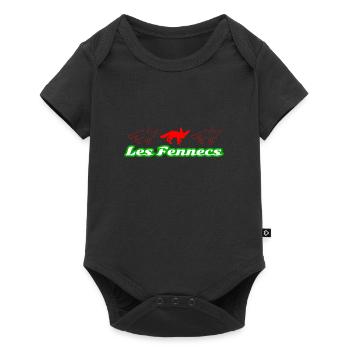 Les Fennecs - Body à manches courtes Premium Bébé - noir - Devant