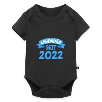1. Geburtstag Party Geschenk Legendär seit 2022 - Baby Premium Kurzarmbody - Schwarz - Vorne