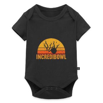 Incredibowl / Bowling - Body à manches courtes Premium Bébé - noir - Devant