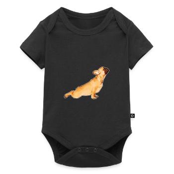 French Bulldog - Frenchie - French Bulldog - Baby Premium short-sleeve bodysuit - black - Front