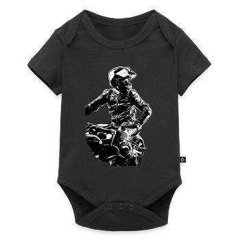 Moto style de vie / moto / motos motard - Body à manches courtes Premium Bébé - noir - Devant