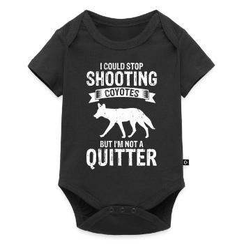 Coyote Design for Coyote Shreactors - Baby Premium short-sleeve bodysuit - black - Front