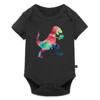 Saint Patricks Trex - Baby Premium short-sleeve bodysuit - black - Front