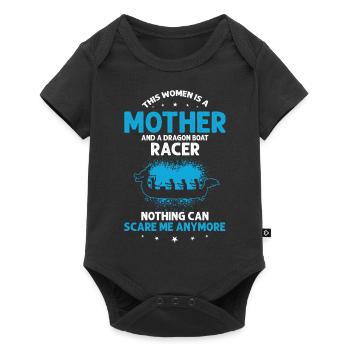 Dragon Boat Theme for Dragon Boat Paddling - Baby Premium short-sleeve bodysuit - black - Front