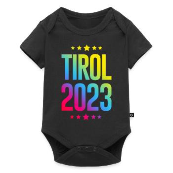 Tyrol 2023 - Body à manches courtes Premium Bébé - noir - Devant