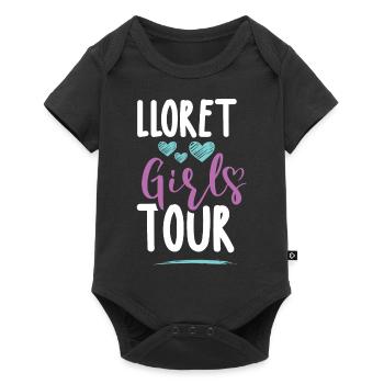 Lloret De Mar Girls Tour - Body à manches courtes Premium Bébé - noir - Devant