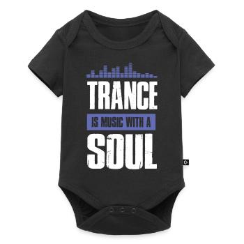 Trance Soul - Baby Premium short-sleeve bodysuit - black - Front