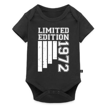 1972 Anniversary Born in 1972 Limited Edition - Baby Premium short-sleeve bodysuit - black - Front