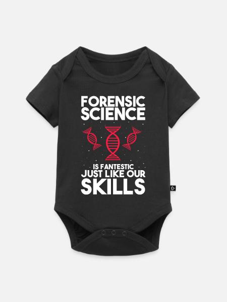 Gerichtsmediziner und Forensischer Analyst - Baby Premium Kurzarmbody - Schwarz