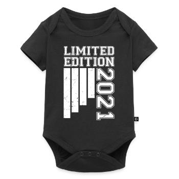 2021 Anniversaire Né En 2021 Édition Limitée - Body à manches courtes Premium Bébé - noir - Devant