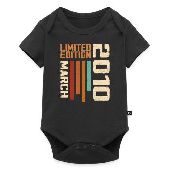 March 2010 Anniversary 2010 Retro 2010 March - Baby Premium short-sleeve bodysuit - black - Front