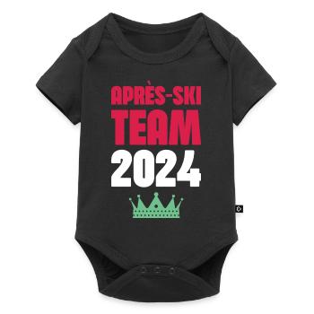Vacances après-ski 2024 - Body à manches courtes Premium Bébé - noir - Devant