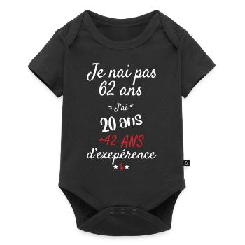 I don't have 62 birthday gifts - Baby Premium short-sleeve bodysuit - black - Front