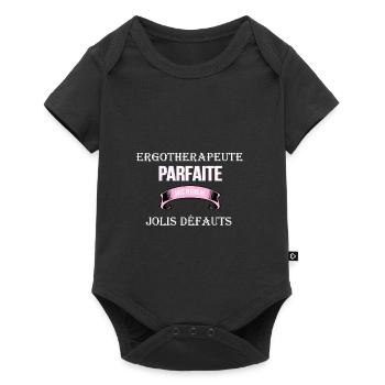 Ergotherapeute cadeau humour - Body à manches courtes Premium Bébé - noir - Devant