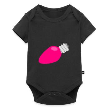 christmas winter reindeer santa claus ugly chr - Baby Premium short-sleeve bodysuit - black - Front