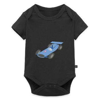 voiture de course - Body à manches courtes Premium Bébé - noir - Devant