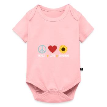 Fleurs de jardin Fleurs Hippie Cadeau Tournesol - Body à manches courtes Premium Bébé - rose - Devant
